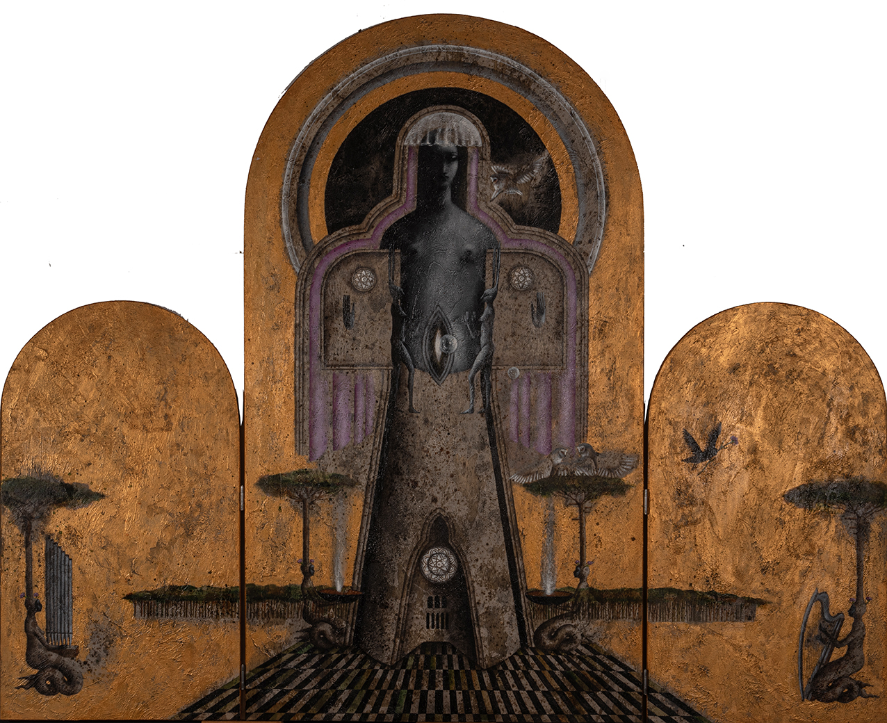 Vergine nera del tabernacolo cm 110 x